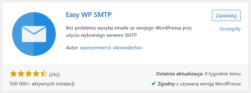 Konfiguracja SMTP w WordPressie