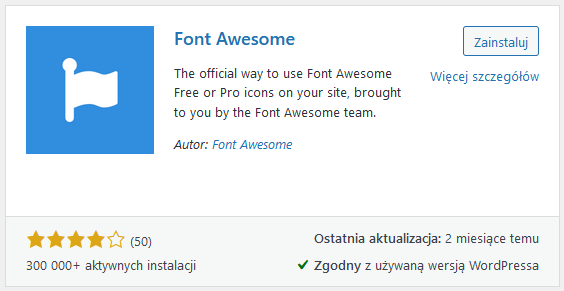 Font Awesome w WordPressie