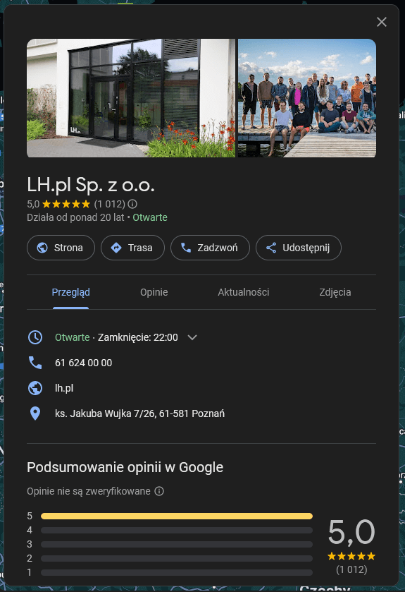 Hosting w LH.pl - opinie